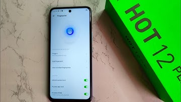How to Set Fingerprint In Infinix Mobile | Infinix Hot 12 play Fingerprint settings