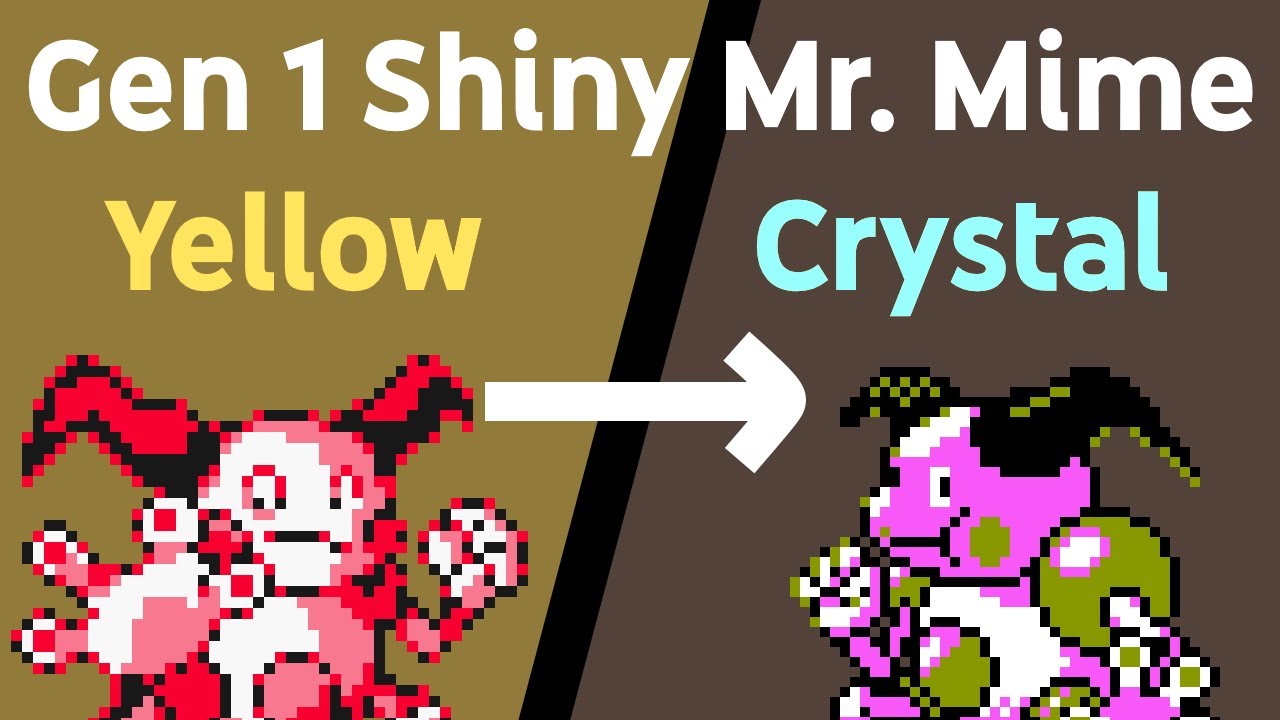 Gen 1 shiny Mr. Mime after 12298 SRs !! - Pokémon Yellow - YouTube