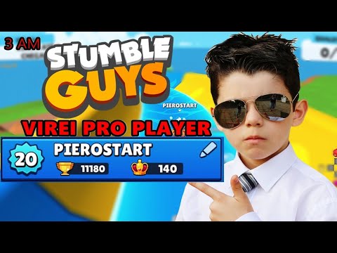 140 COROAS no STUMBLE GUYS + A LTIMA SKIN ESPECIAL QUE FALTAVA!S 3 DA MANH - Piero Start Games