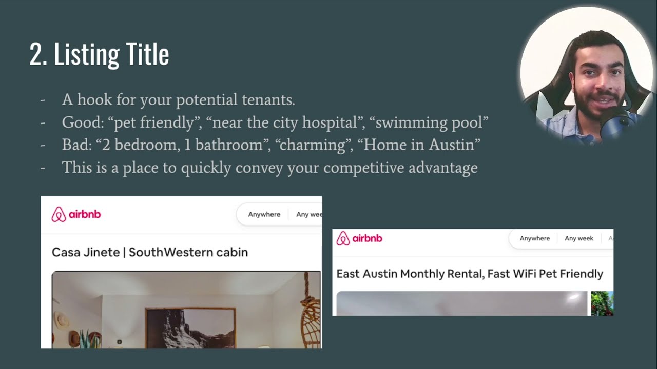 The 4 KEY Elements of a SUCCESSFUL Airbnb Listing