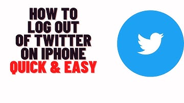 how to log out of twitter on iphone 2024