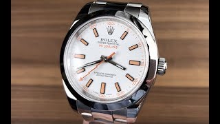 milgauss rolex white dial