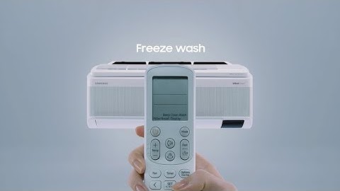 Samsung WindFree | Freeze Wash – the auto cleaning feature