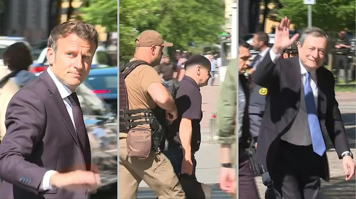 Macron, Scholz and Draghi arrive at Kyiv hotel | AFP - DayDayNews
