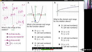 Unit 3A: Functions and Relations Study Guide Obj 1.