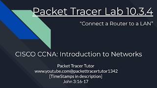 Packet Tracer Lab 10.3.4 Tutorial - Cisco Intro to Networks