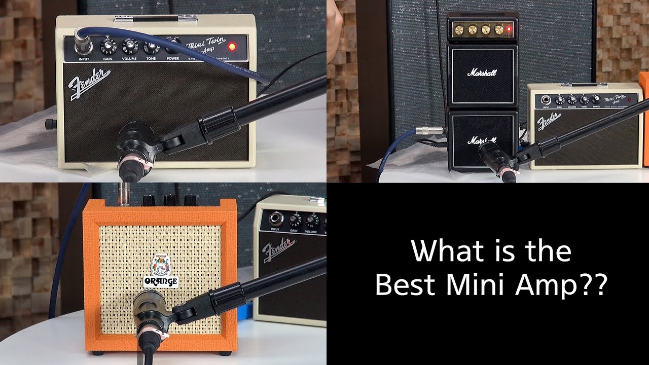 마샬 펜더 오렌지 미니앰프! 여러분이 쓰기 가장 좋은 미니 앰프는? (Marshall MS4 / Fender Mini 65