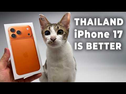 iPhone 17 Pro Max Unboxing - Thailand iPhone Better than USA iPhone!