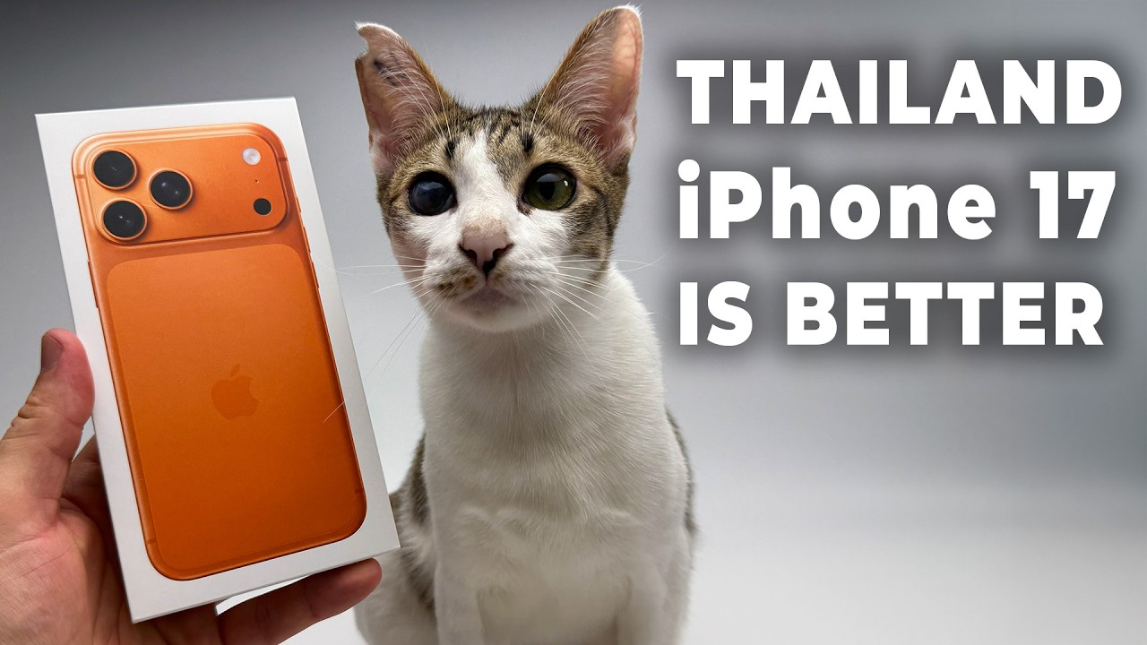 iPhone 17 Pro Max из Таиланда лучше, чем модель из США! Распаковываем iPhone 17 Pro Max в Таиланде