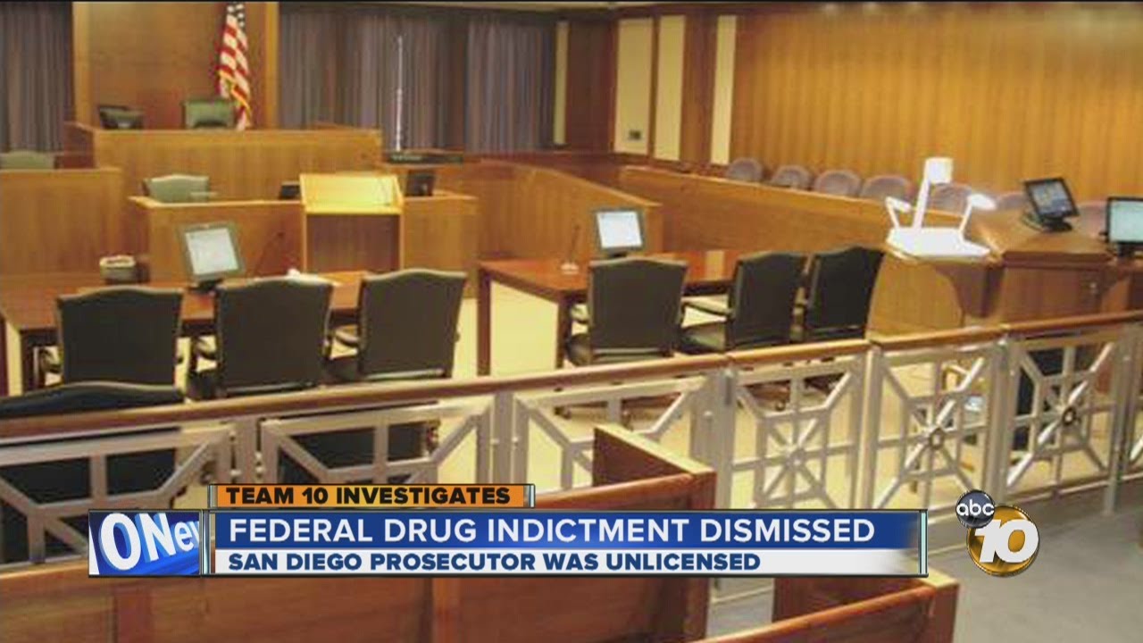 Federal drug indictment dismissed because of unlicensed prosecutor