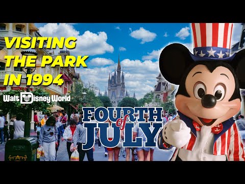 Restored Home Movie: Visiting Walt Disney World on July 4th 1994 (HD 50FPS)