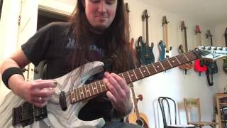 Mastodon Megalodon (Leviathan) guitar cover Dimarzio Titan metal