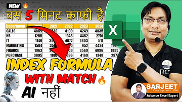 Excel INDEX + MATCH Formula Explained | Index Match का मैजिक Vlookup & Xlookup नहीं कर सकते