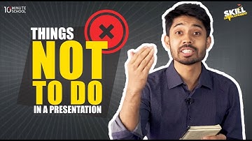 Things Not to Do in a Presentation | How to Give a Presentation | Ayman Sadiq