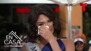 Sheynnis Palacios Se Conmueve Por Mensaje De Su Abuela En Casa Con Telemundo