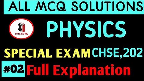 Chse physics offline exam answer with full explanation part2 #physics180#chsephysics