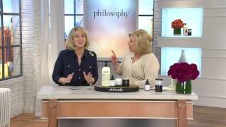 philosophy purity hope & miracles 4-pc anti-aging set with Mary Beth Roe