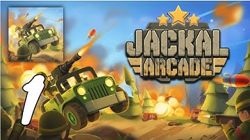 Jackal Retro Gameplay Walkthrough Part 1 - Level 1 ~ 7 (Android, IOS)