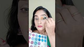 Tri Colour Eye Makeup ?? eyemakeup eye makeup independenceday shorts youtubeshorts viral yt