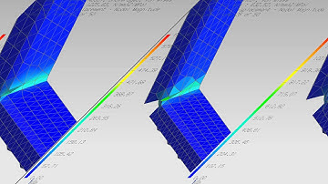 NX 7.5 Advance Simulation - NX Nastran - Stress analysis - Elemental & Element Nodal - Fork