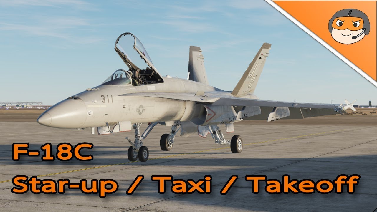 เกมส์ ขับ เครื่องบิน รบ pc  Update New  DCS: ขั้นตอนการ Start เครื่องบิน F/A-18C [Early access ver.]