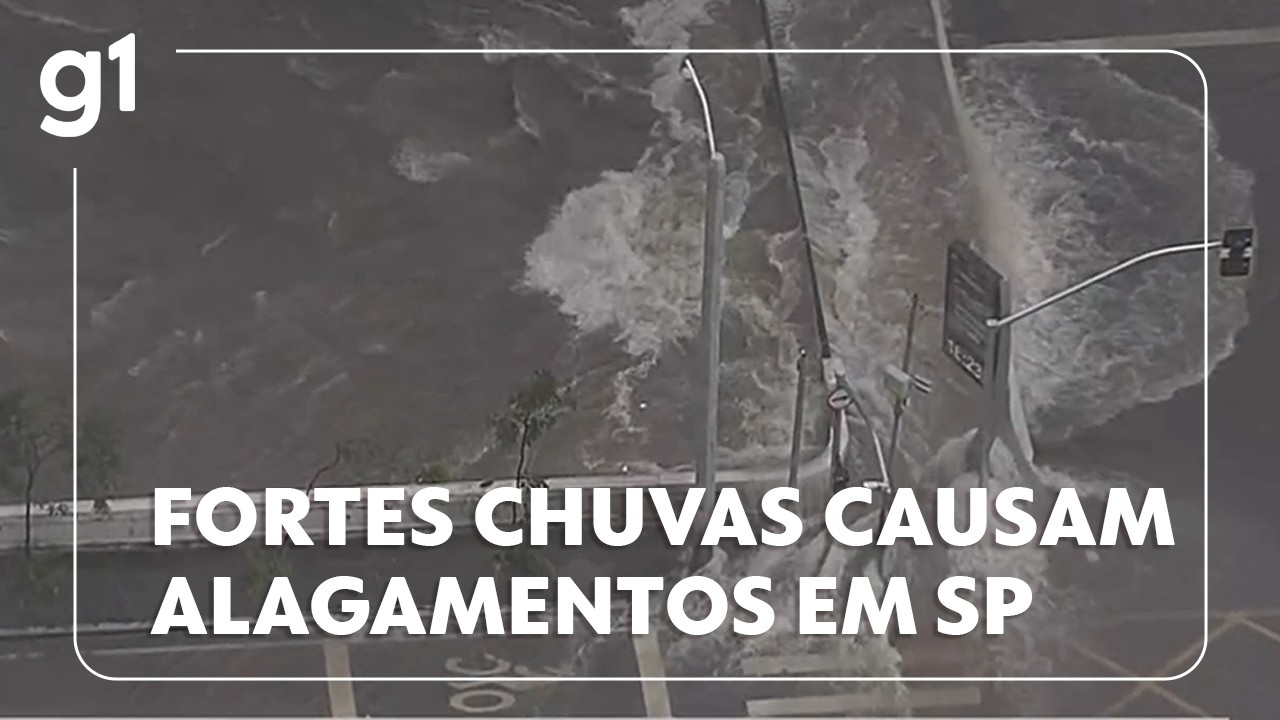 Chuva em São Paulo deixa ruas alagadas, carros boiando e córregos transbordam na Zonas Leste e Sul