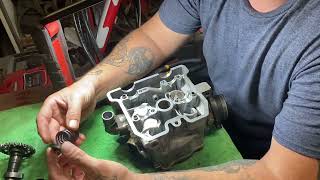 Pulling head off 2003 Suzuki ltz 400
