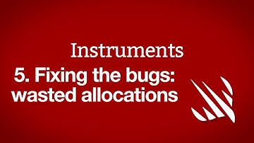 Fixing the bugs: wasted allocations – Instruments, part 5