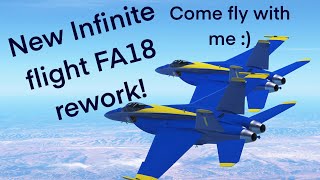 Flying the new F/A-18 on IF | infinite flight | screenshot 5
