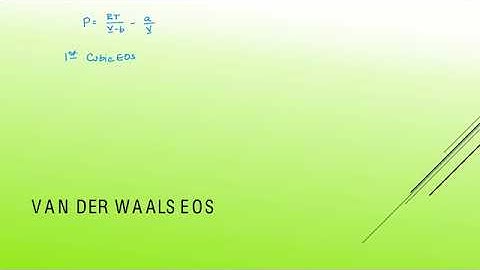 3C Introduction to PVT Equations of State