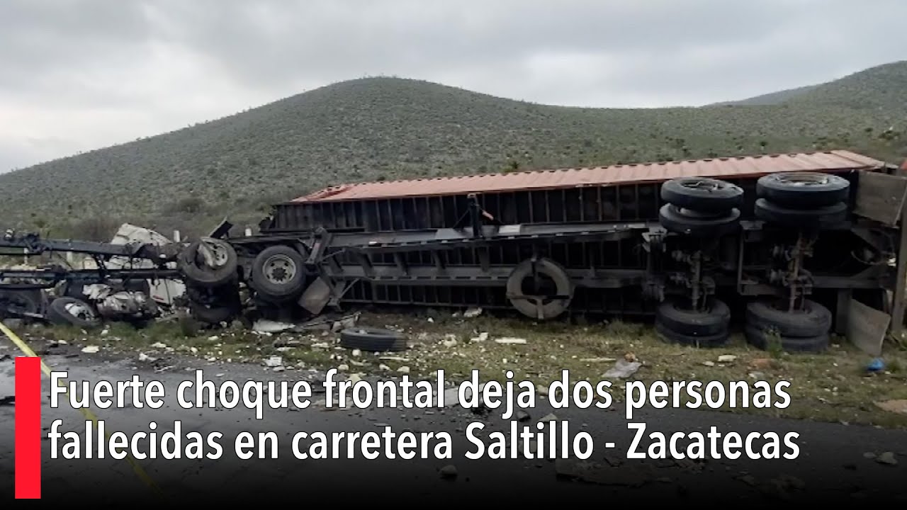 Fuerte choque frontal deja dos personas fallecidas en carretera ...