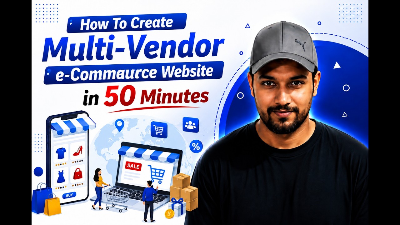 Multi Vendor e-Commerce Store in 50 Minutes