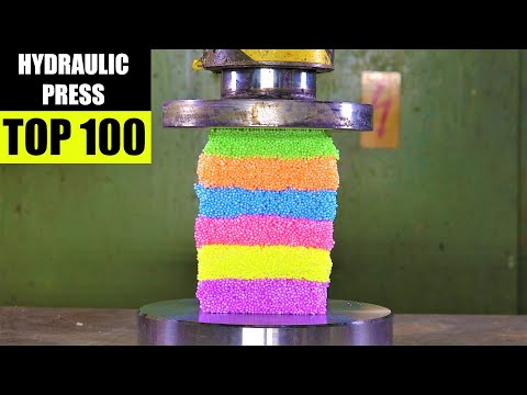 Top 100 Best Hydraulic Press Moments | Satisfying Crushing