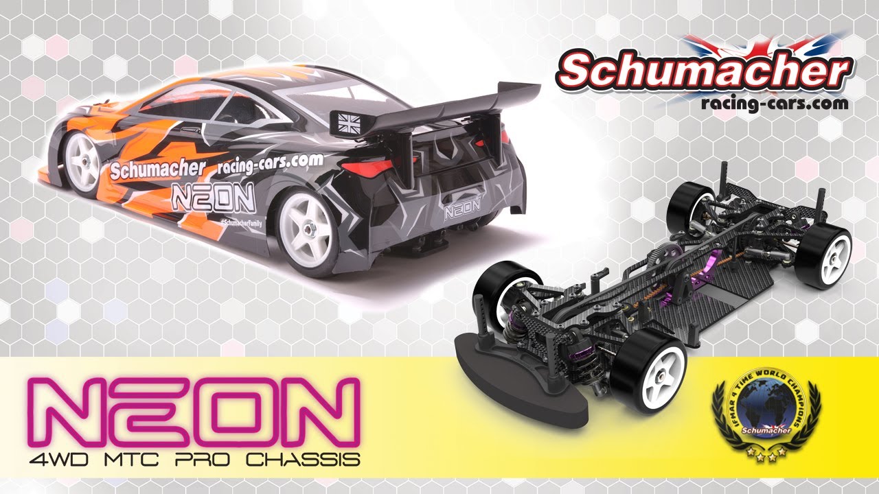 タイムセール‼️SCHUMACHER MI 3.5 シャーシ ラジコン Schumacher「NEON 4WD MTCミニツーリングカー」紹介動画