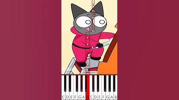 Squid game 3 Love stories but Sprunki #shorts #squidgame3 (@Opilasokewt) - Octave Piano Tutorial