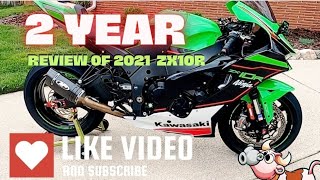 Two Year Review of 2021 Kawasaki ZX10r Gen6 Superbike