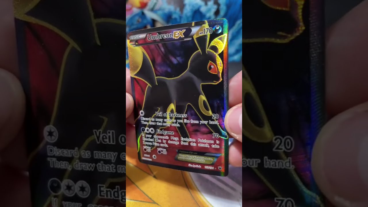 Pokemon Hidden Treasures! Umbreon Ex 119/124 Full Art