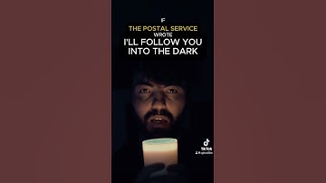 If THE POSTAL SERVICE wrote I’LL FOLLOW YOU INTO THE DARK #cover #coversong