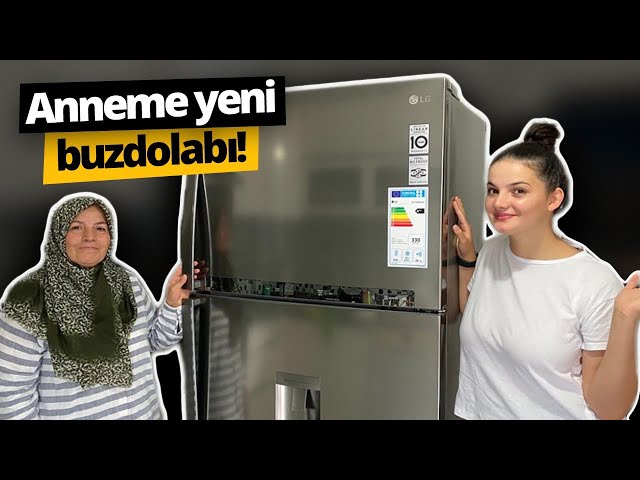 Anneme yeni buzdolabı: LG GR-F802HLHU - YouTube