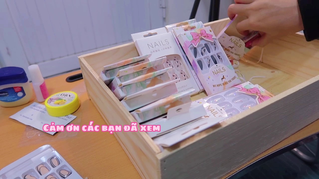 nail giả Update New Hướng dẫn dán và tháo móng tay giả (dán keo)