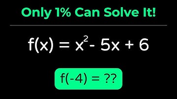 Find f(-4) Without a Graph – Step-by-Step Function Evaluation for Beginners