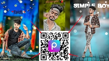 QR photo editing one click me | new version update photo editing PicsArt | pollar app