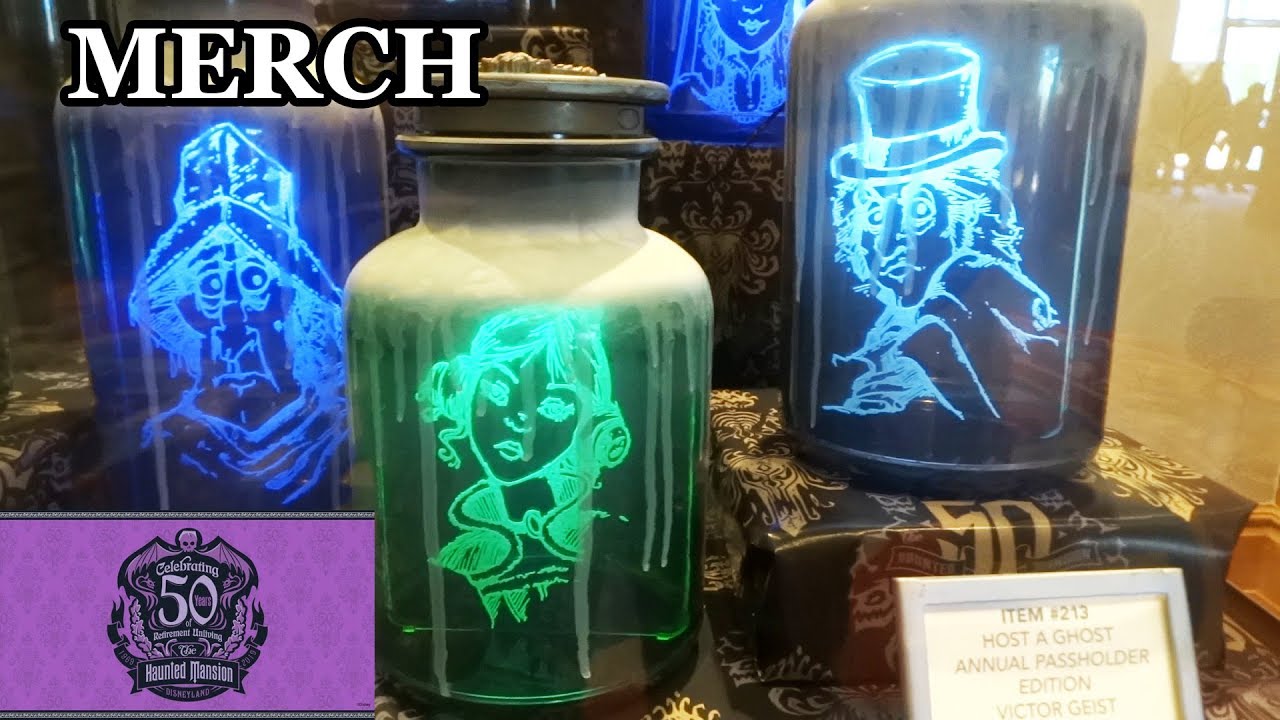 Disney Disneyland Haunted Mansion 50th Host a Ghost Spirit Jar Amigus Arcane Disney Disneyland Haunted Mansion 50th Host a Ghost Spirit Jar Amigus Arcane