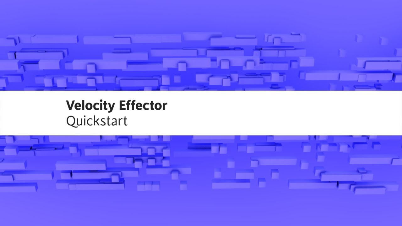 Velocity Effector Quickstart - YouTube