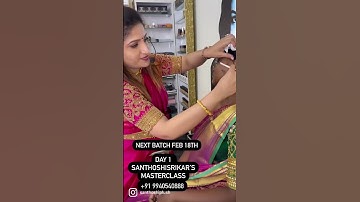 Santhoshi Srikar‘s 18Days Masterclass stats from Feb18 Chennai +91 9940540888. Online & offline