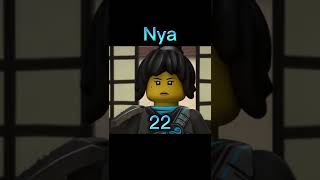 The Ninjago Characters ages  during Crystalized