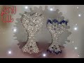 كأس الديكور الاكثر طلبا وطريقة عمله للمبتدئين Decorative glass in beads for beginners