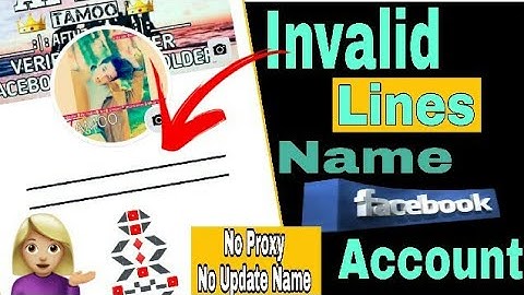 How To Create Invalid Line Stylish Name Facebook Account 2021 | Stylish Name Fb Id |Tamoo Creations|
