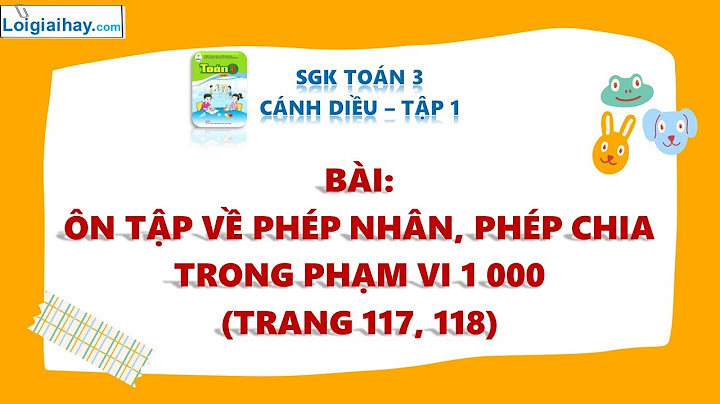 Sách giáo khoa toán lớp 3 trang 117