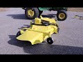 John Deere 400 60" Mower Deck Rebuild